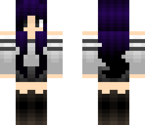 purple hair girl