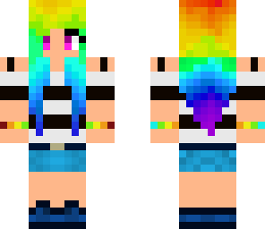 rainbow girl