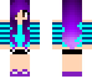 striped girl
