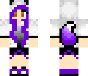 purple wolf girl