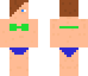 boy in bikini