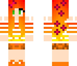 fiery ombre hair girl-do not edit
