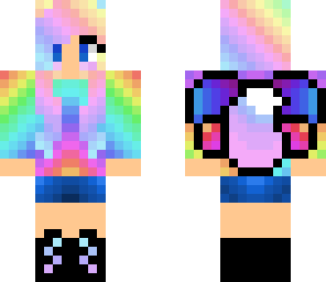 rainbow girl