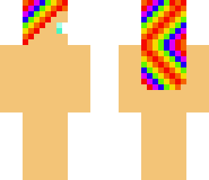 rainbow hair base