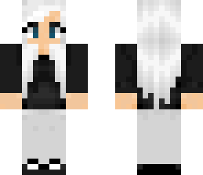 white-haired girl