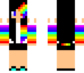 rainbow girl