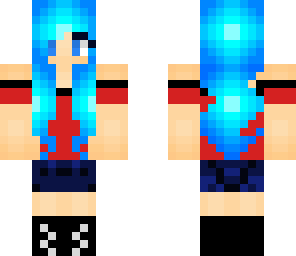 blue girl
