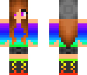 rainbow girl