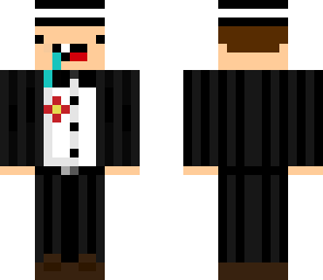 baby dude in a suit with a hat