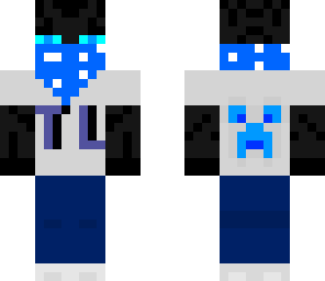 enderman thug-life with creeper emblem