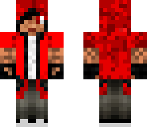 red hoodie