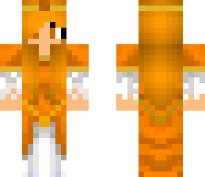 orange princess with orange hair