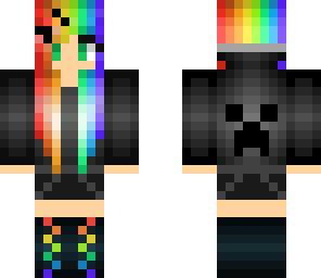rainbow girl