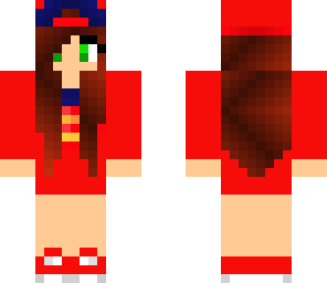 red superman girl
