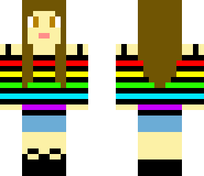 rainbow girl