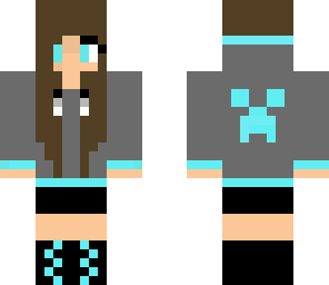 creeper hoodie girl