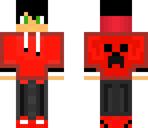 red dood with green eyes
