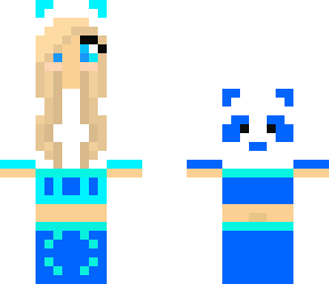 blue panda