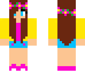 cute girl flowers