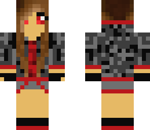 red hoodie girl
