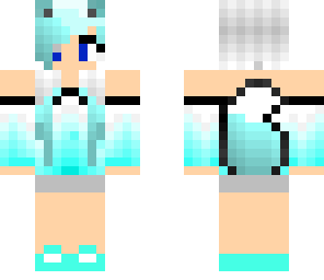 ice wolf girl lokking thingy