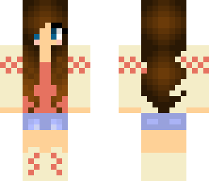 cute girl with brown hair