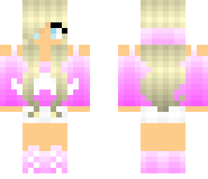 pink moustache girl