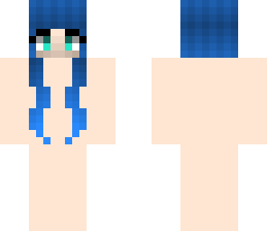 blue hair template