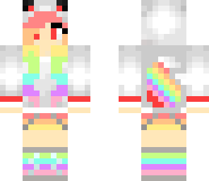 updated rainbow fox girl