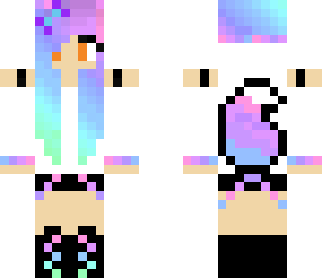 colour wolf girl