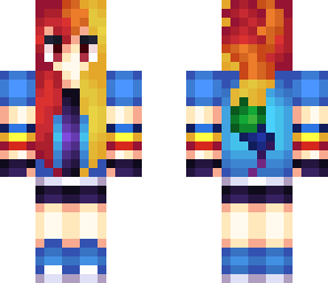 rilient- human rainbow dash
