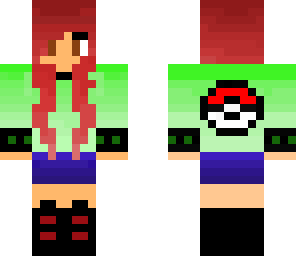 red haired pokemon gamer