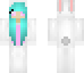 updated girl with bunny onesie