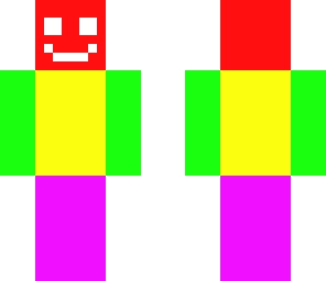 multicolored man