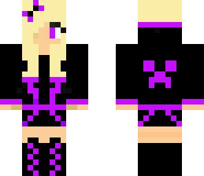 purple creeper girl