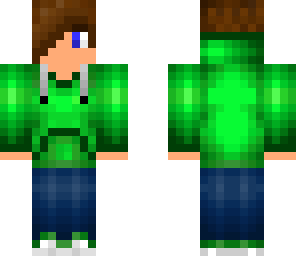 green hoodie kid