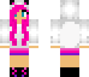 pink and purple fox