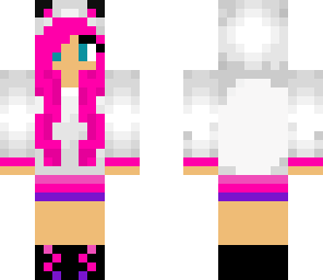 pink and purple fox