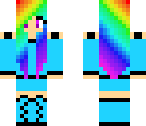 rainbow girl summer