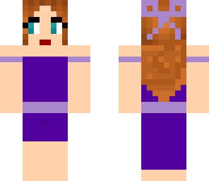 purple dress