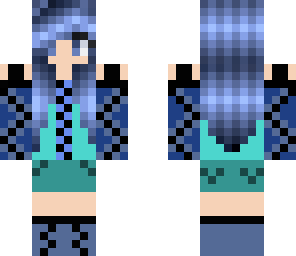 blue girl