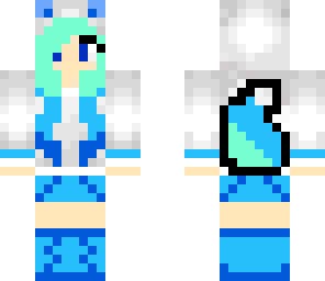 neon wolf girl