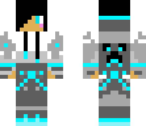 cyan emo boy