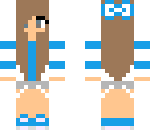 cute girl blue