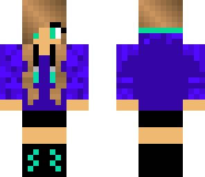 purple hoodie girl