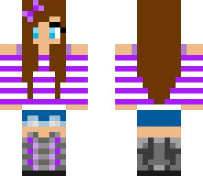 purple gamer girl