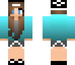 clides429 aqua hoodie with hat