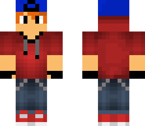 red head boy_blue hat