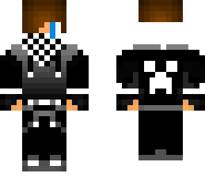 black and white boy