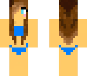 female bikini skin